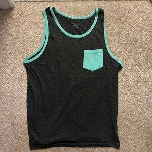 Blue Crown Tank Top